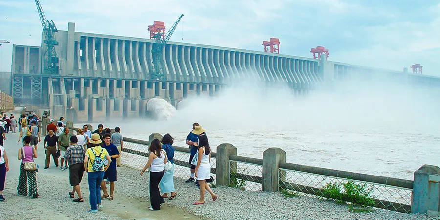 Water Discharging of Three Gorges Dam in July
