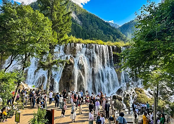 Waterfall in Jiuzhaigou