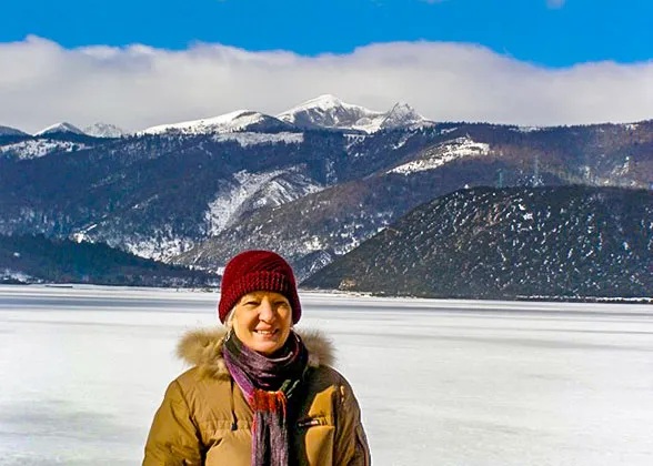 Unique Winter Landscape of Kashgar
