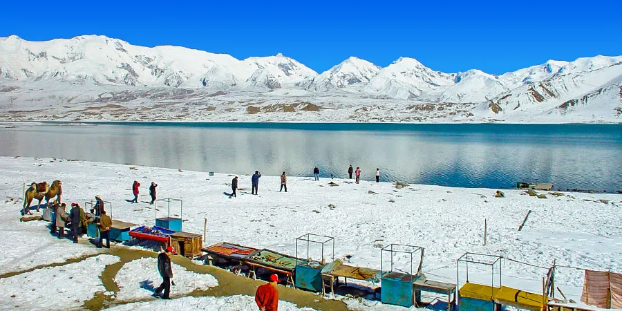 Snow-Covered Landscapes of XInjiang