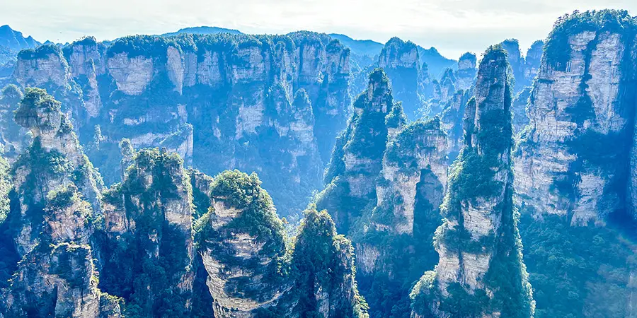 Stone Peaks in Wulingyuan 