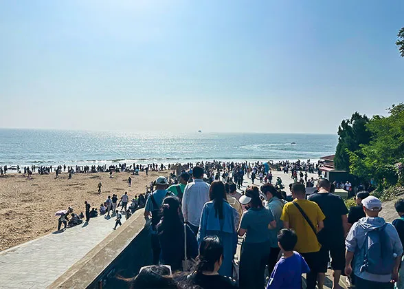 Crowds during Summer Vacation in Xiamen