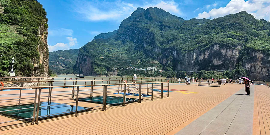 Burning Yangtze Cruise Ship Deck in Summer