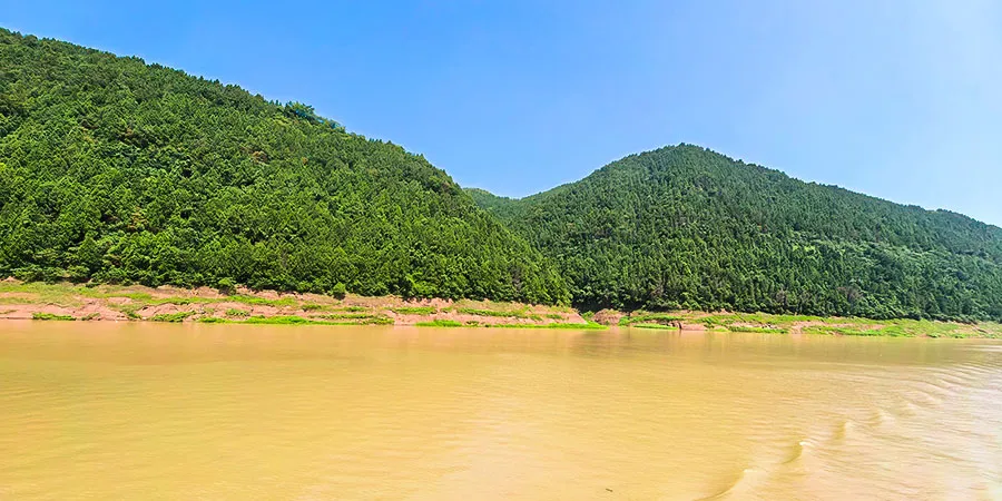 Yangtze River after Heavy Rain in July