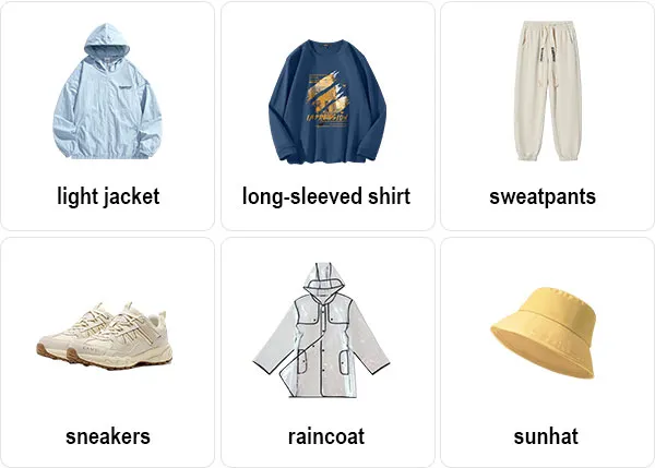 Clothes to Wear in Yichang in April