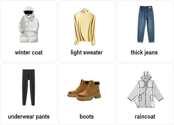 Clothes to Wear in Yichang in February 