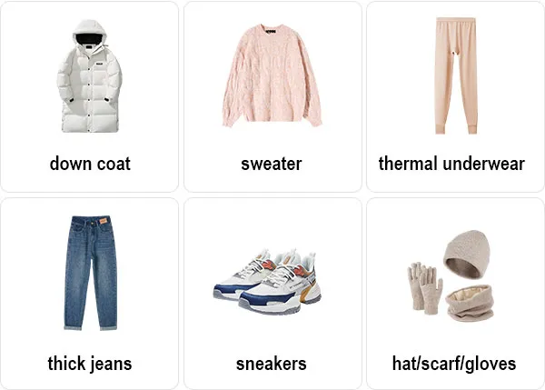 Clothes to Wear in Yichang in January 