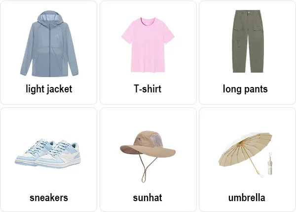 Clothes to Wear in Yichang in May