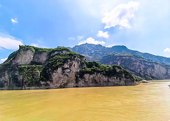 Yangtze Yichang Section in Rainy Season