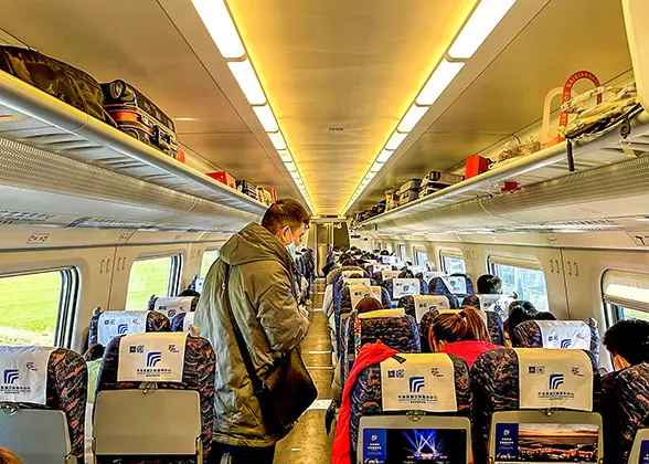 Zhangjiajie Train, 2nd Class Seat