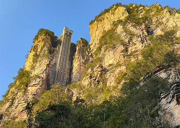 Take Bailong Elevator to Yuanjiajie