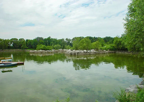 Serene Lake in Old Summer Palace