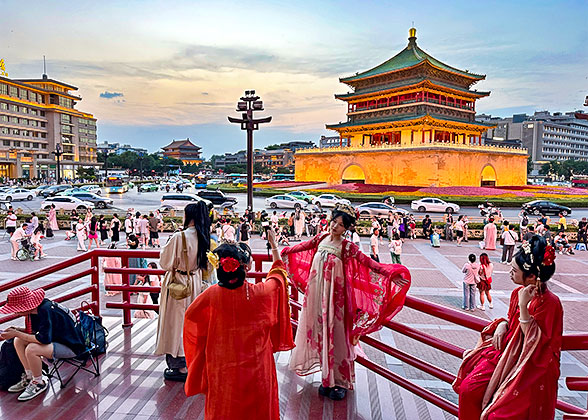 Bell Tower during Sunset