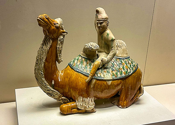Pottery Camel & Western Merchant, National Museum of China