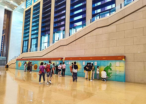 Lockers at 1F, National Museum of China