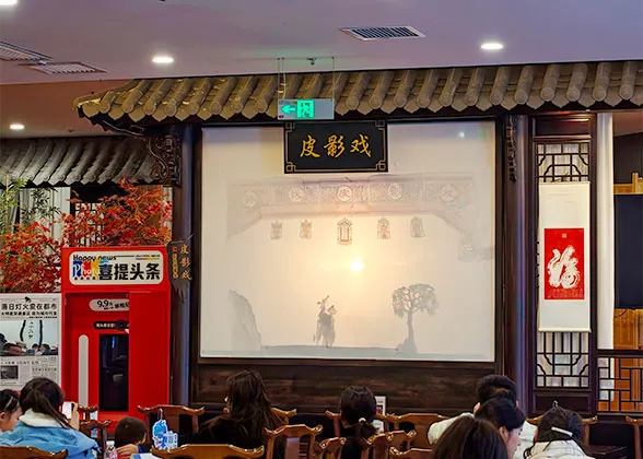 Chinese Shadow Puppetry Performance