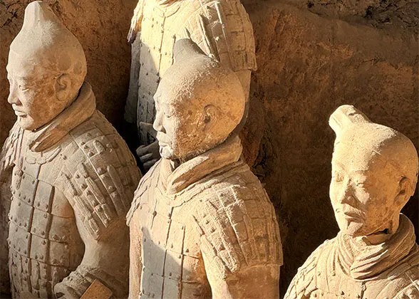 Ears of Terracotta Infantry Warriors