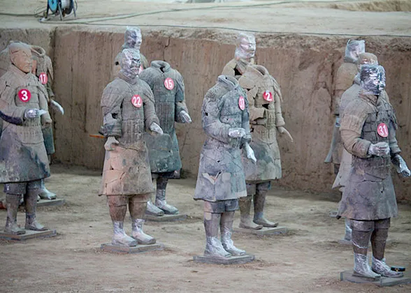 Encoded Terracotta Warriors to Be Restored