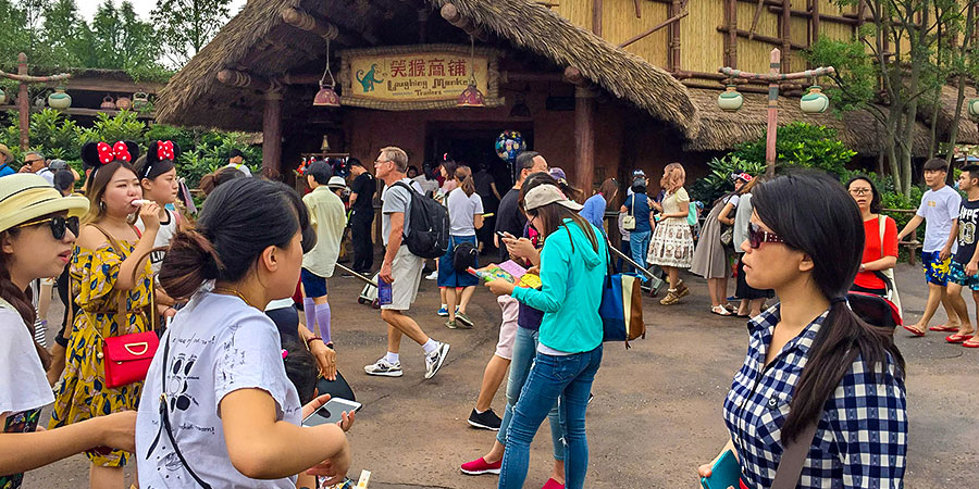 Peak Hour in Shanghai Disney