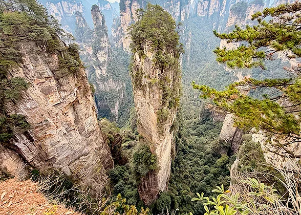 Floating Mountain in Yuanjiajie Area
