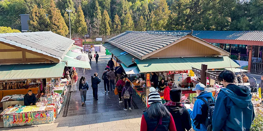 Food Stalls at Yuanjiajie
