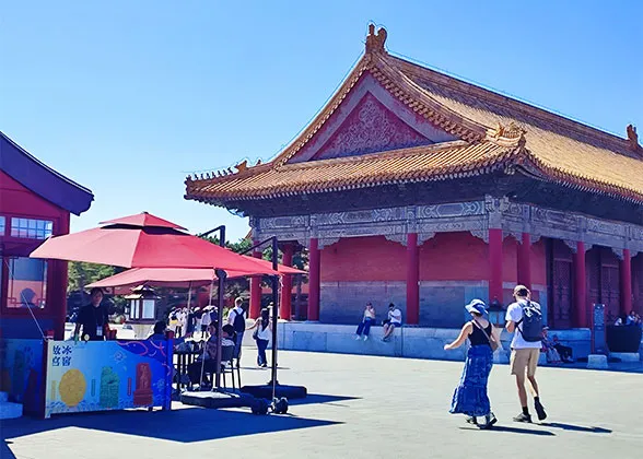 Side View of the Pavilion