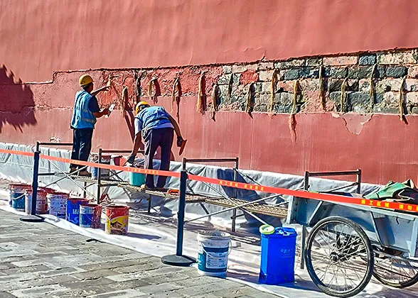 Repairing Work in Forbidden City