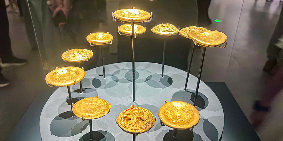 Gold Coins at Shaanxi History Museum