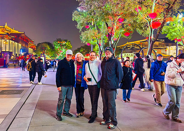 Tourists in Grand Tang Dynasty Ever Bright City