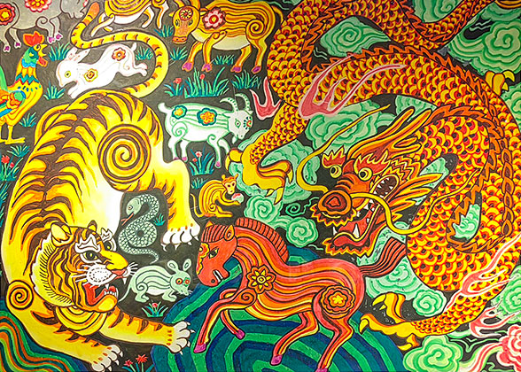 Peasant Painting in Hanguang Gate Museum 