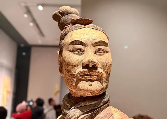 Head of Green-faced Warrior