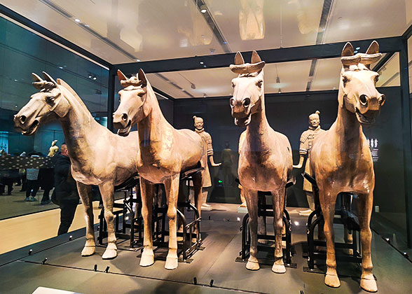 Terracotta Horses for Pulling Chariots