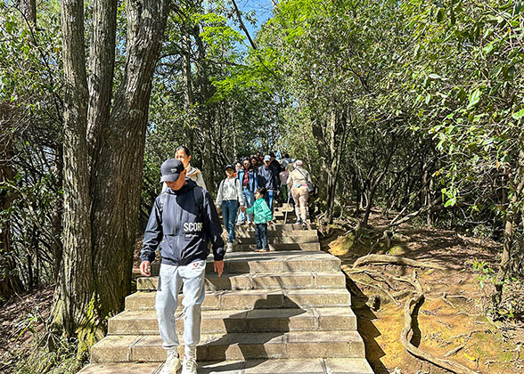 Climb Stairs at Huangshi Village