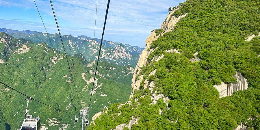 Huashan Mountain Cable Car