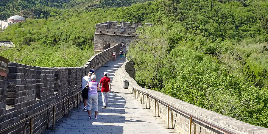 Hiking on the Hushan Great Wall