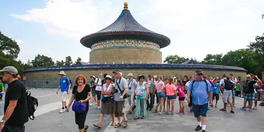 Back View of the Vault, Beijing Temple of Heaven