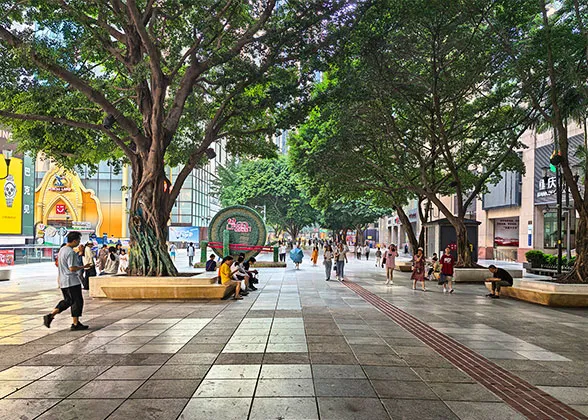 Pedestrain Steet at Jiefangbei