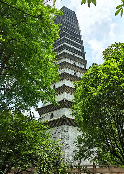 Kuiguang Pagoda in Dujiangyan