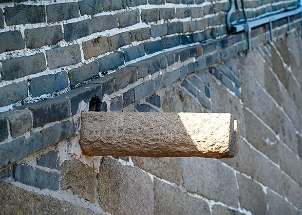 Ming Great Wall Drainage Outlet