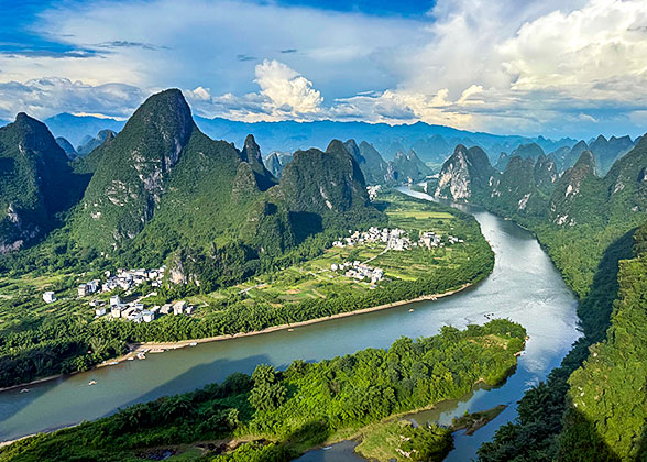 Magnificent View at Mount Xianggong