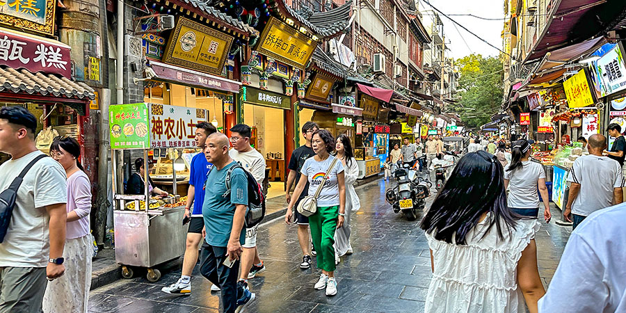 Muslim Quarter with Numerous Food Stalls