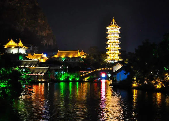 The Sun Pagoda and Moon Pagodas