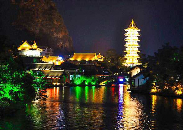 Night View on the River