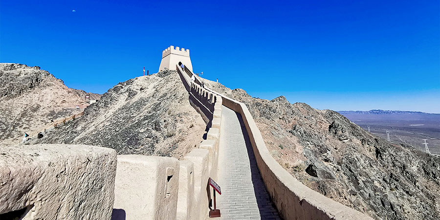 Overhanging Great Wall, Jiayuguan