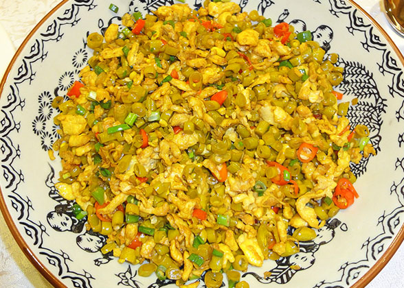 Pickled Long Bean with Eggs