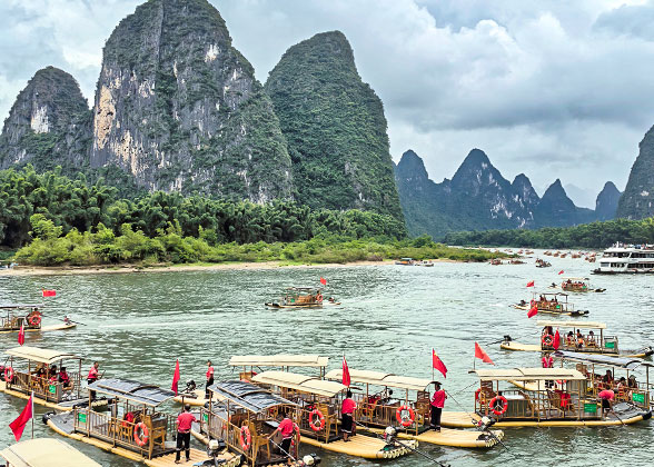 Popular Bamboo Rafting