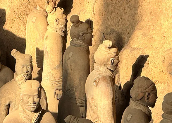 Infantry Warriors in Rear Guard Formation