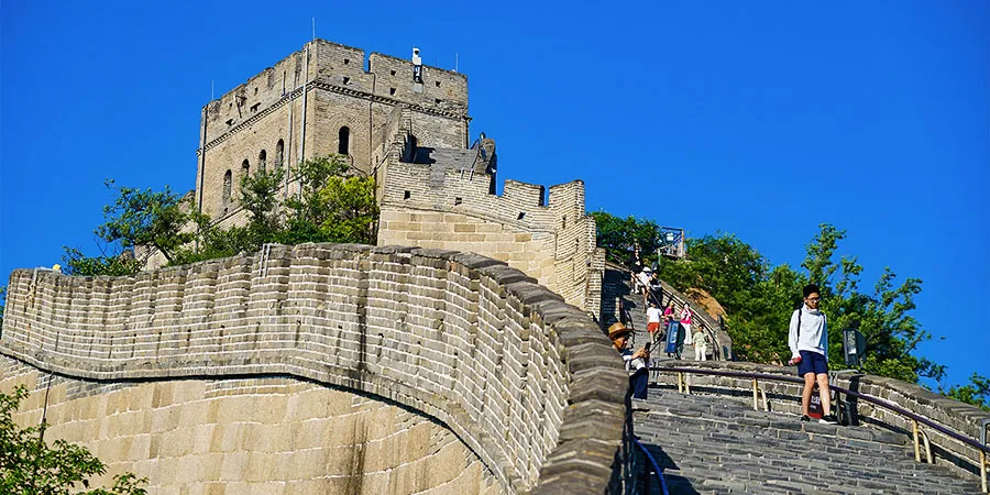 The restored Badaling Great Wall