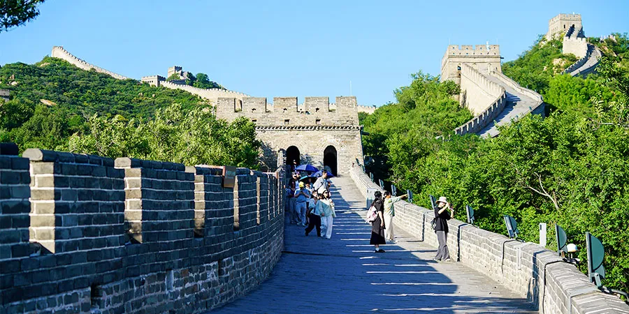 The restored Great Wall