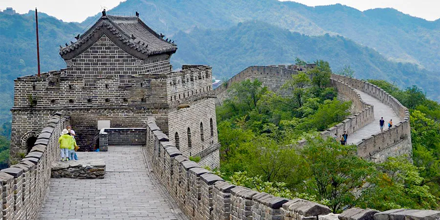 The restored Mutianyu Great Wall